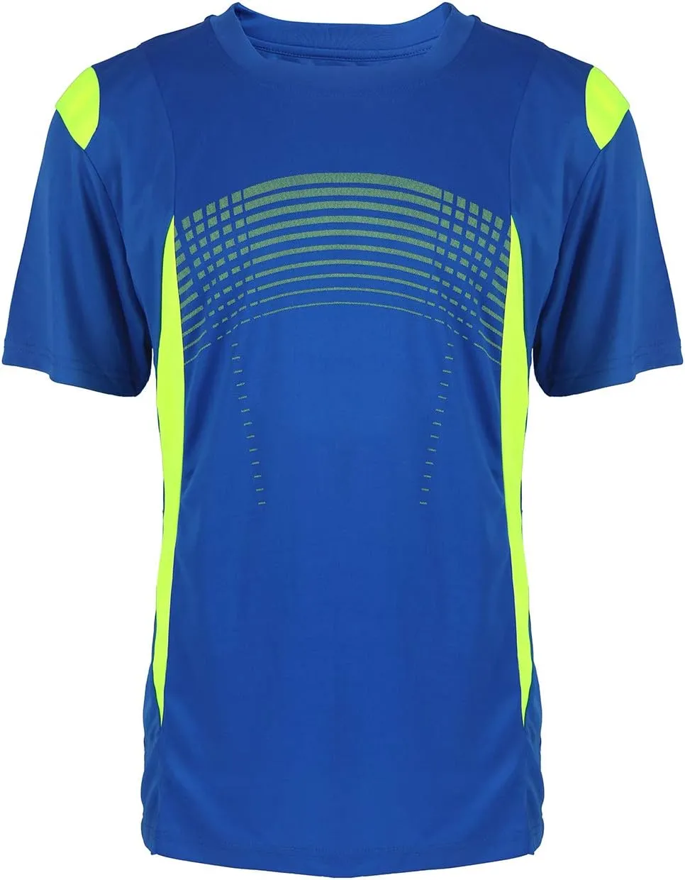 Facitisu Mens Crew T-Shirt Moisture Wicking Active Quick Dry Running Fitness Short Sleeve