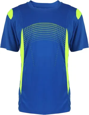 Facitisu Mens Crew T-Shirt Moisture Wicking Active Quick Dry Running Fitness Short Sleeve