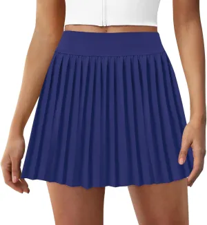 FireSwan Tennis Skirts for Women High Waisted Pleated Skirt with Pockets Shorts Athletic Skort Golf Outfits