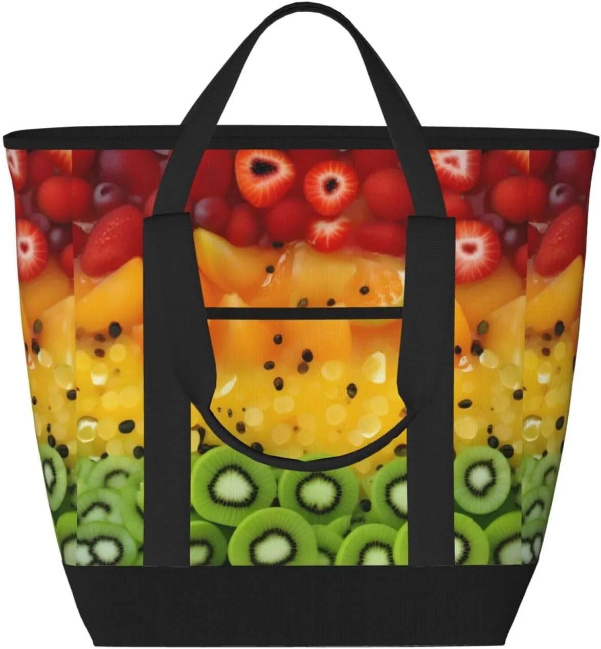 Fresh Fruit Large Capacity Insulated Shoulder Bag For Picnic Camping Travel Shopping Food Transportation