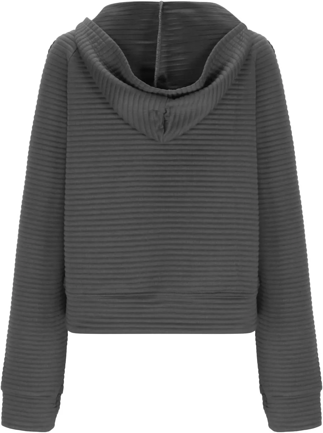 Full Zipper Up Hoodies for Women 2024 Color Block Striped Oversized Sweatshirt Casual Loose Out Fit with Pockets