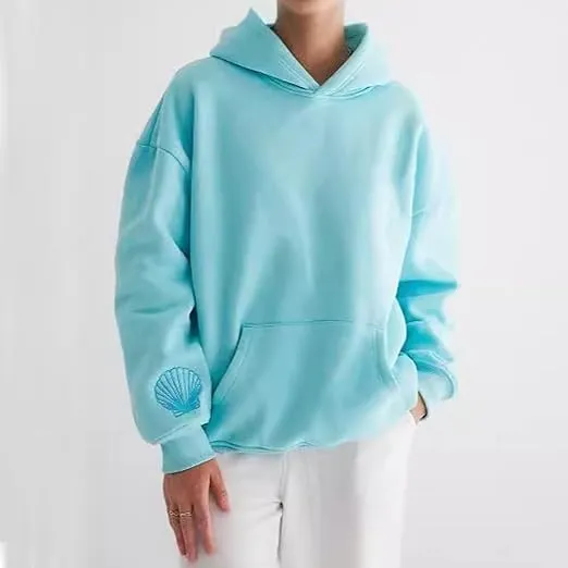 Graphic Hoodies Women Y2k Oversized Sweatshirt Long Sleeve Pullover Sweater Cute Hooded Preppy Top Aesthetic Shirts L/L