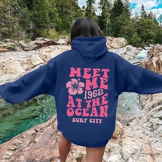 Graphic Hoodies Women Y2k Oversized Sweatshirt Long Sleeve Pullover Sweater Cute Hooded Preppy Top Aesthetic Shirts L/L