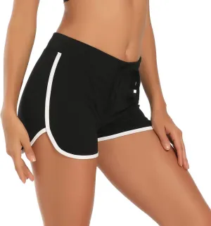 HDE Women's Retro Fashion Dolphin Running Workout Shorts