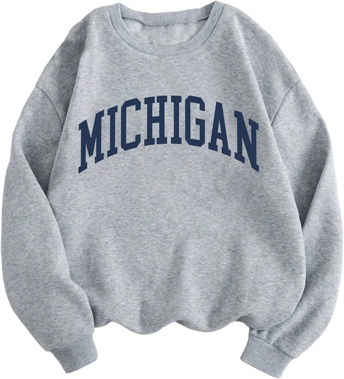 Hilinker Women's Graphic Crewneck Sweatshirts Casual Loose Long Sleeve Pullover Tops