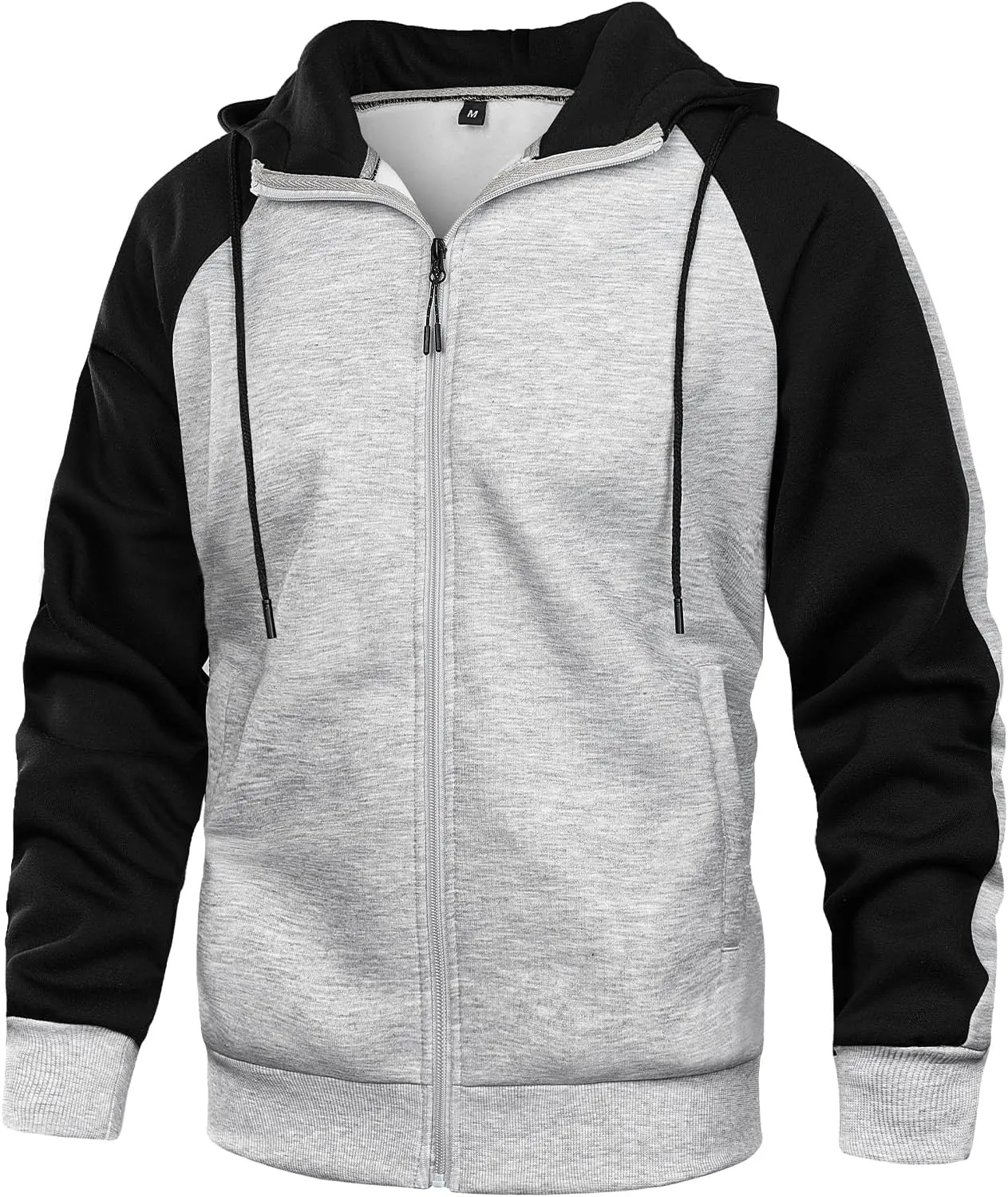 Hoodies for Men Zip Up Hoodie Drawstring Casual Long Sleeve Pocket Hooded Sweatshirts