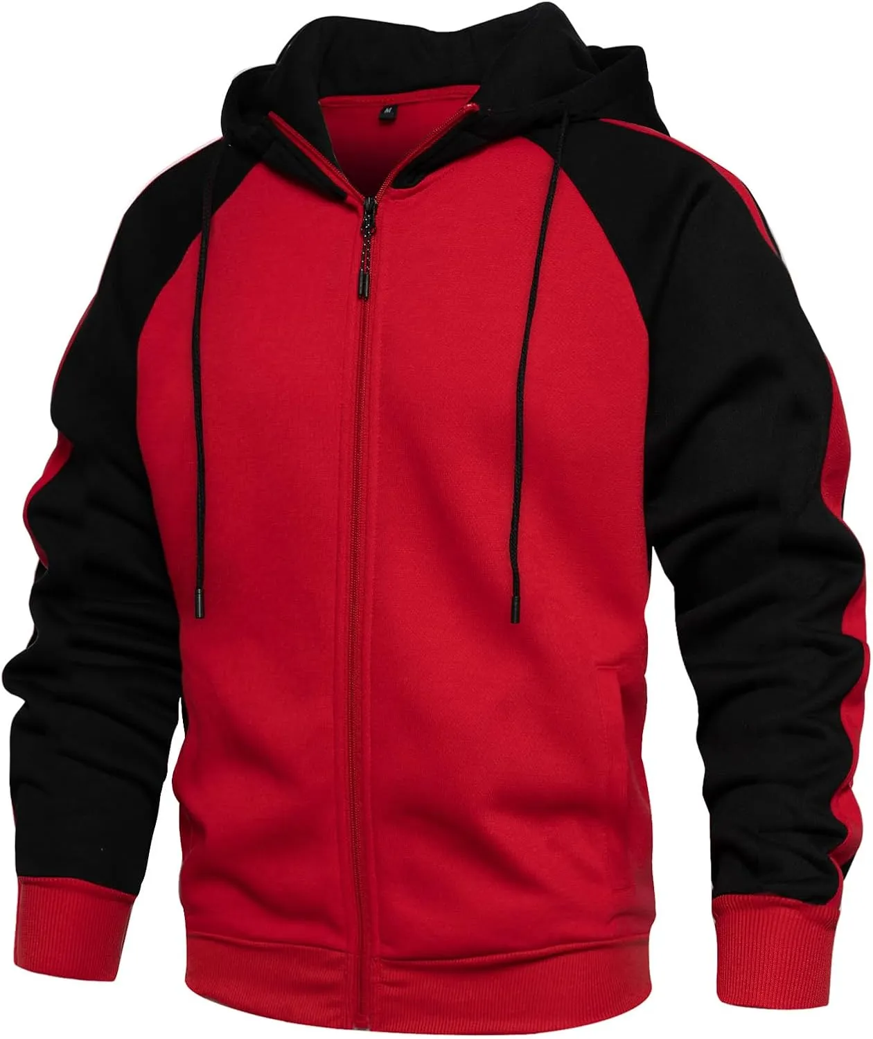 Hoodies for Men Zip Up Hoodie Drawstring Casual Long Sleeve Pocket Hooded Sweatshirts