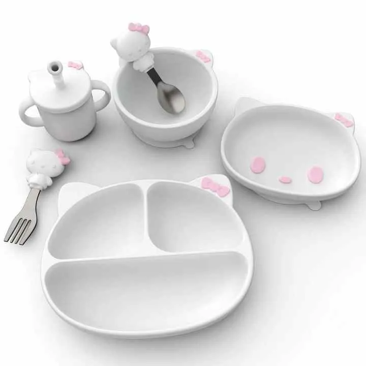 Infant Food Grade Bpa Free Tableware-أدوات مائدة للأطفال