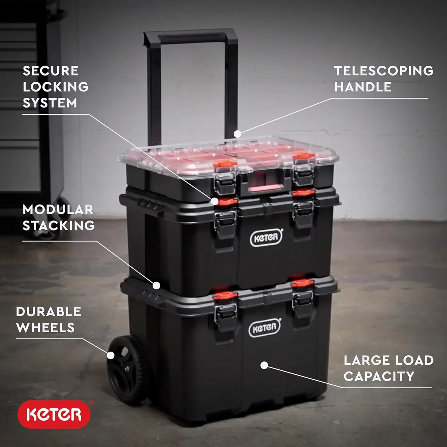 Keter STACK N’ ROLL System
