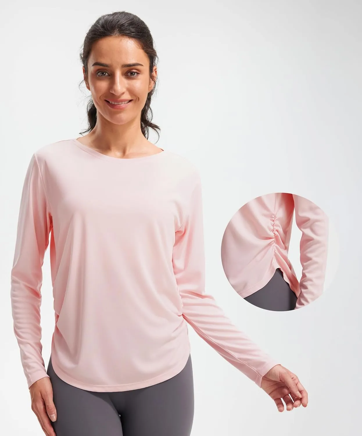 Libin Womens UPF 50  Long Sleeve Sun Shirts UV Protection Rash Guard Lightweight Quick Dry Tops for Workout,Hiking