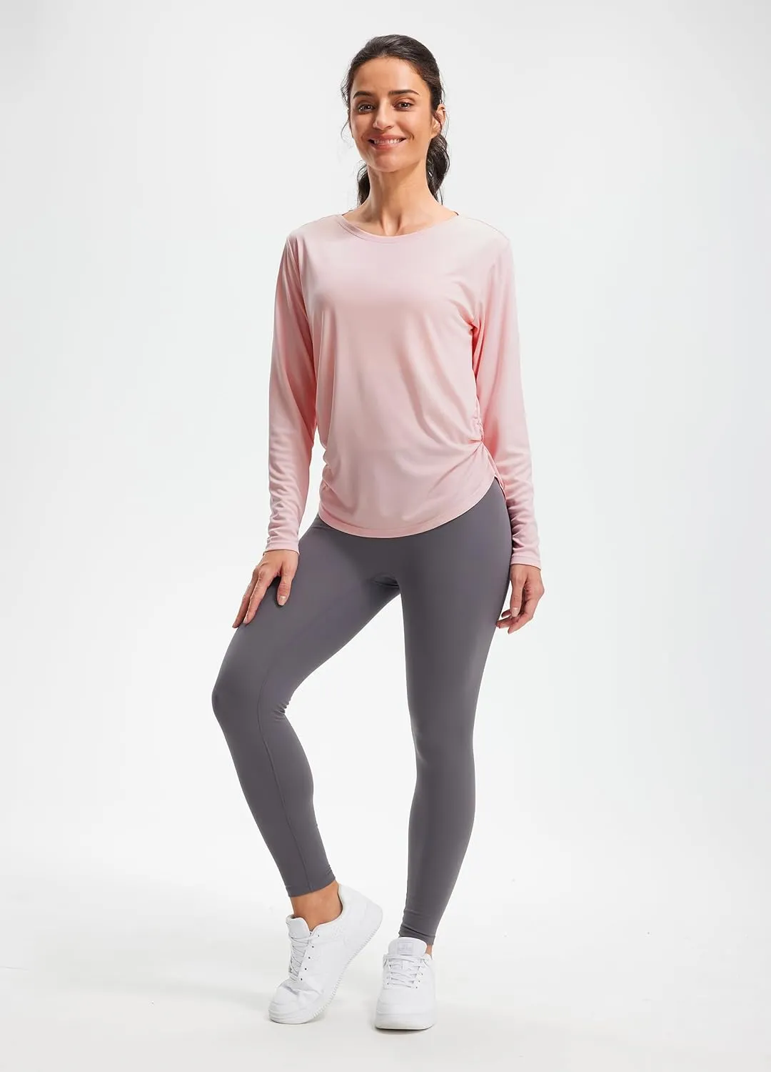 Libin Womens UPF 50  Long Sleeve Sun Shirts UV Protection Rash Guard Lightweight Quick Dry Tops for Workout,Hiking
