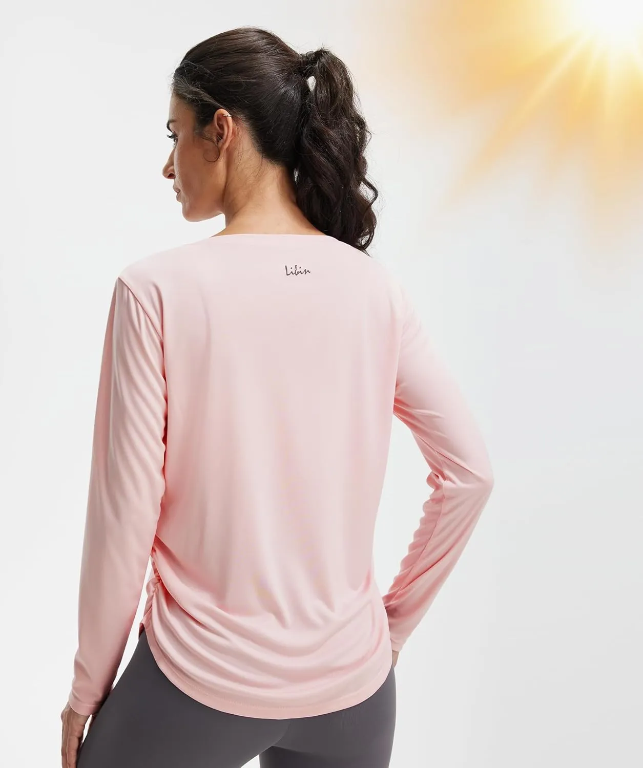 Libin Womens UPF 50  Long Sleeve Sun Shirts UV Protection Rash Guard Lightweight Quick Dry Tops for Workout,Hiking