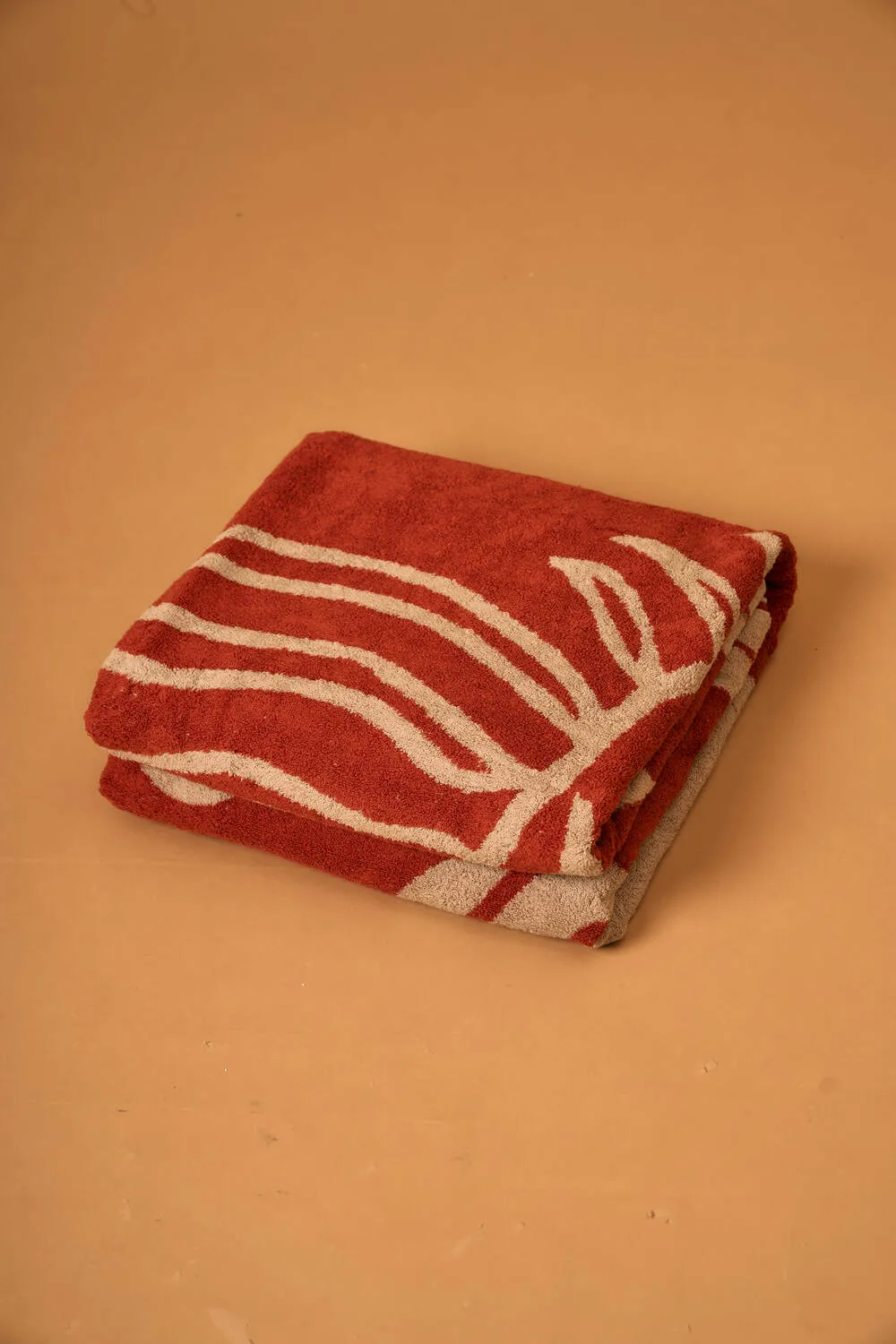 Low-Twist Cotton Cuddle Throw - Flameheart Mars