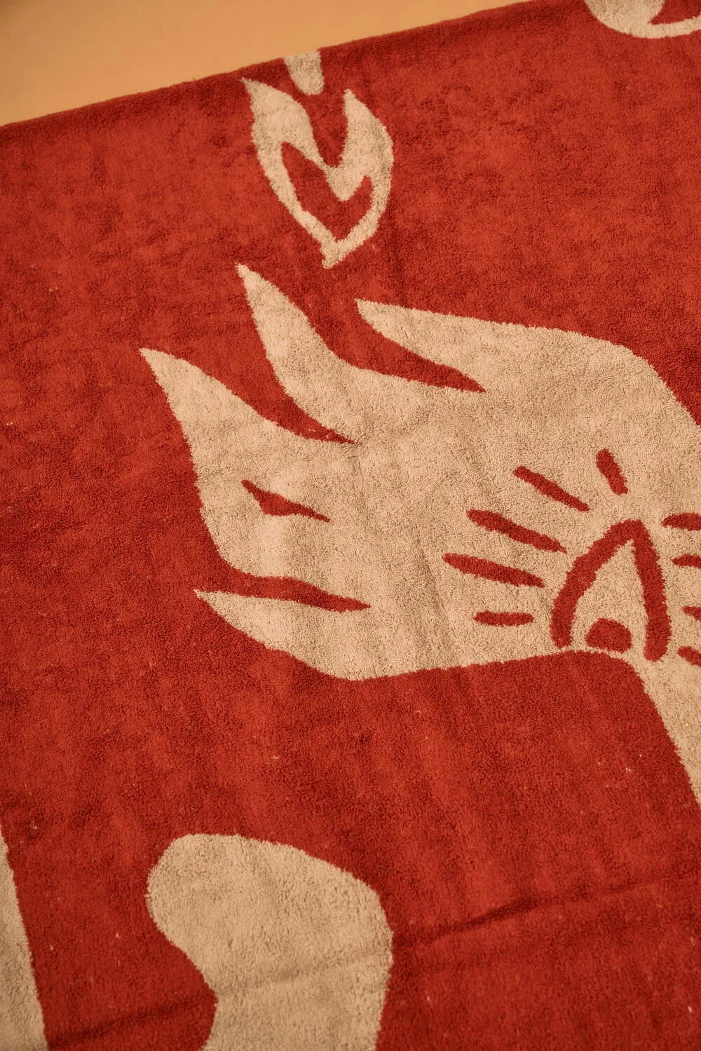 Low-Twist Cotton Cuddle Throw - Flameheart Mars