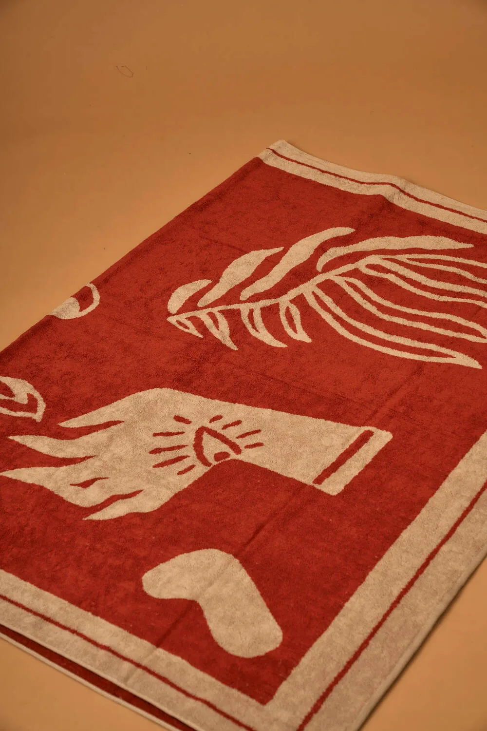 Low-Twist Cotton Cuddle Throw - Flameheart Mars