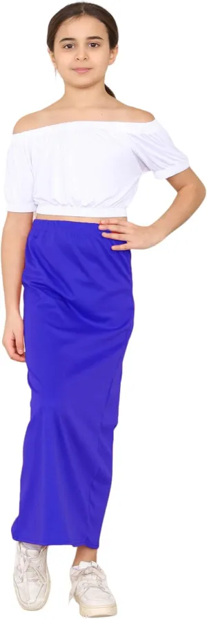 Loxdonz Girls Casual High Waist Maxi Skirt Kids Long Summer Skirts