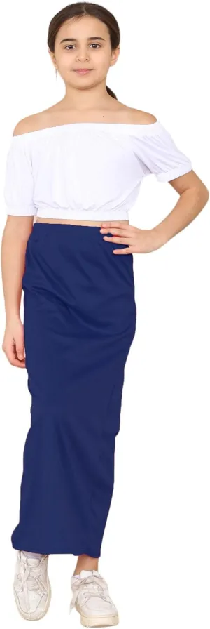 Loxdonz Girls Casual High Waist Maxi Skirt Kids Long Summer Skirts