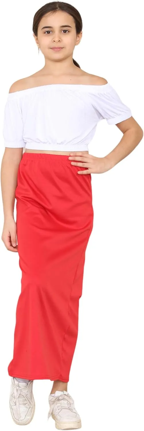 Loxdonz Girls Casual High Waist Maxi Skirt Kids Long Summer Skirts