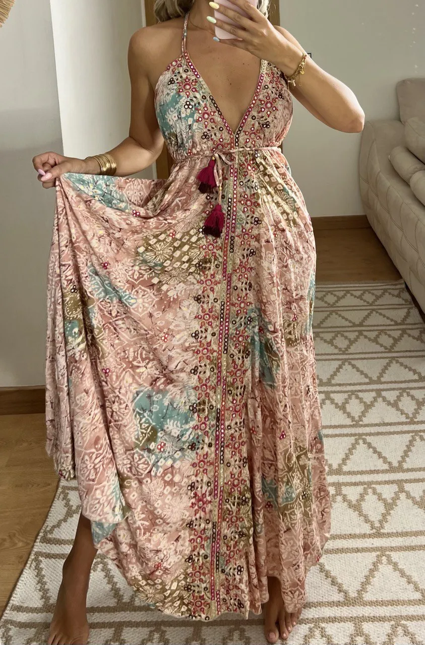 Luna Silk Dress