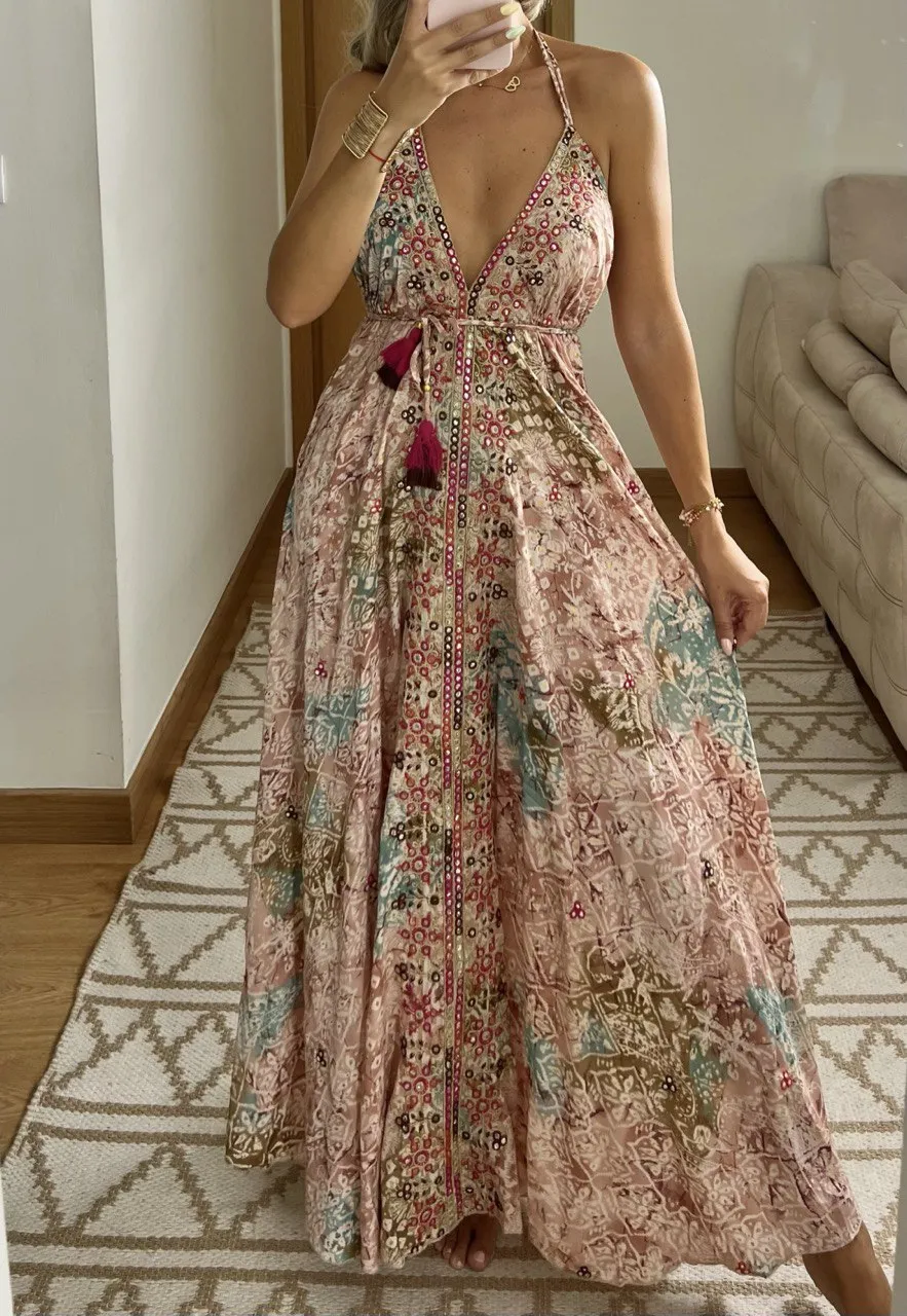 Luna Silk Dress