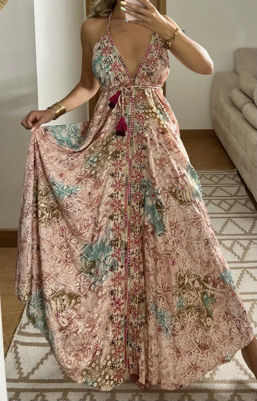 Luna Silk Dress