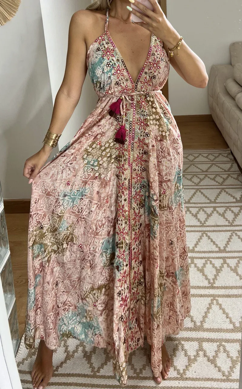 Luna Silk Dress
