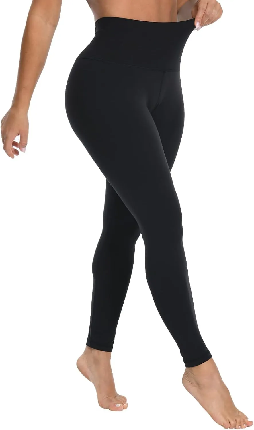  MD Shapewear for Women Tummy Control High Waisted Light Compression Footless Tights Leggings