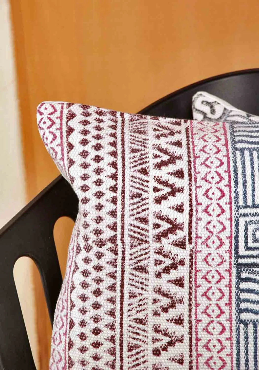 Mystic Moods Hand Block Print Cotton Cushion Cover