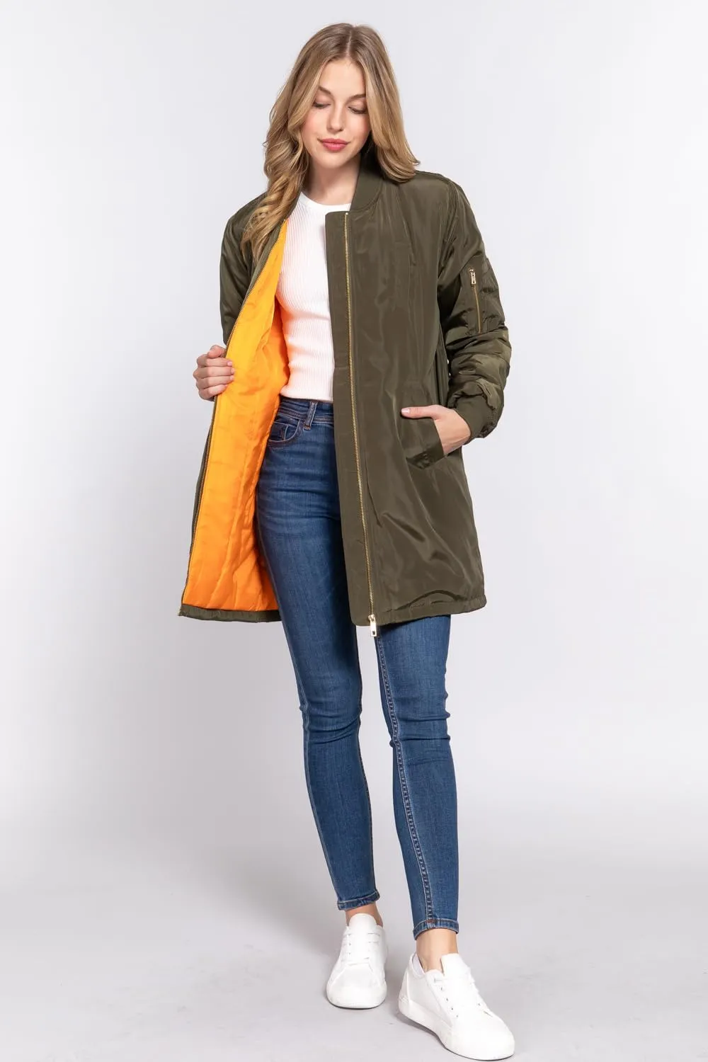 NE PEOPLE Womens Classic Quilted Various Styles Bomber Jacket Coat (S-3XL)