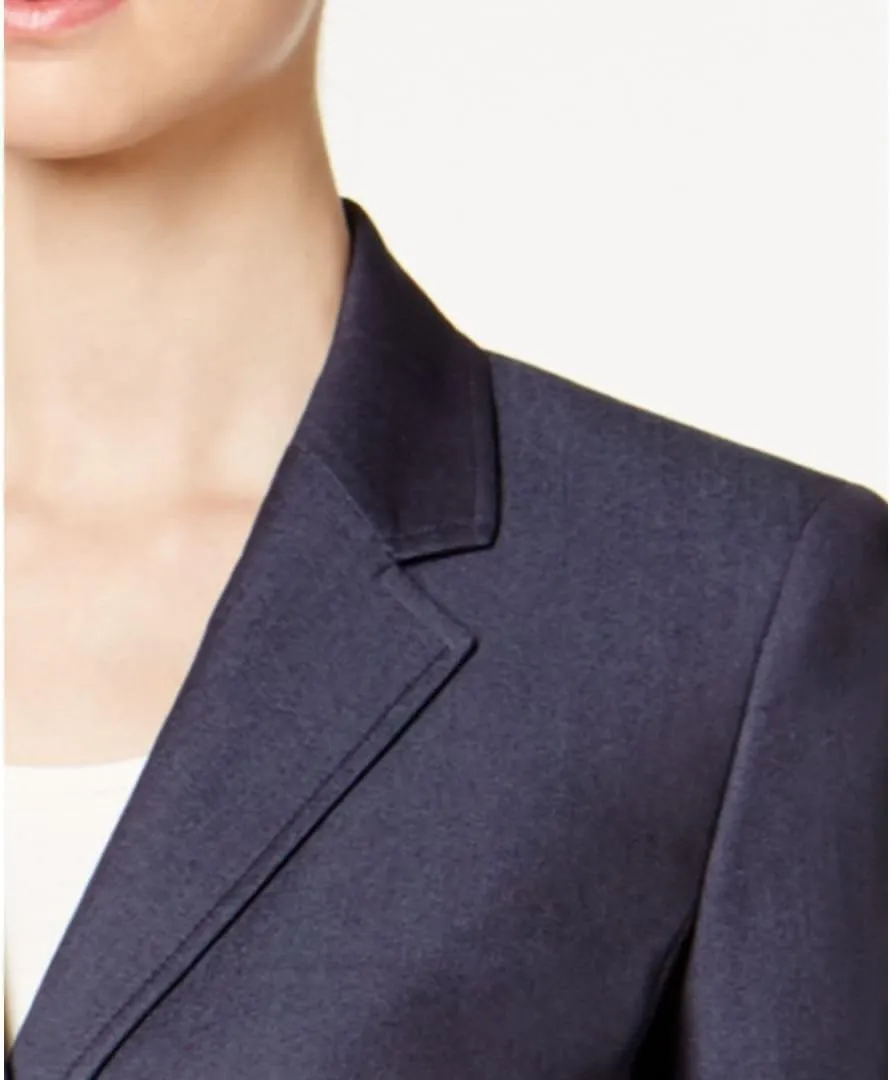 Nine West Women's Polished Denim 2Button Jacket