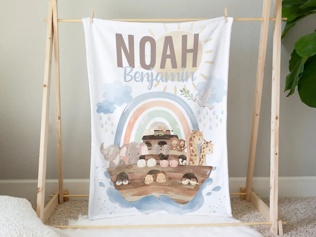 Noah's Ark Nursery Starter Crib Bedding Set