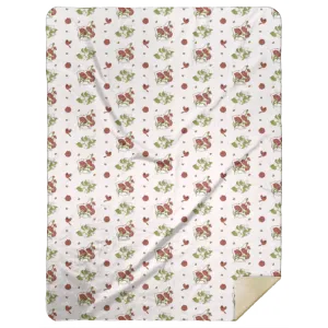 Ohio Floral Plush Throw Blanket 60x80