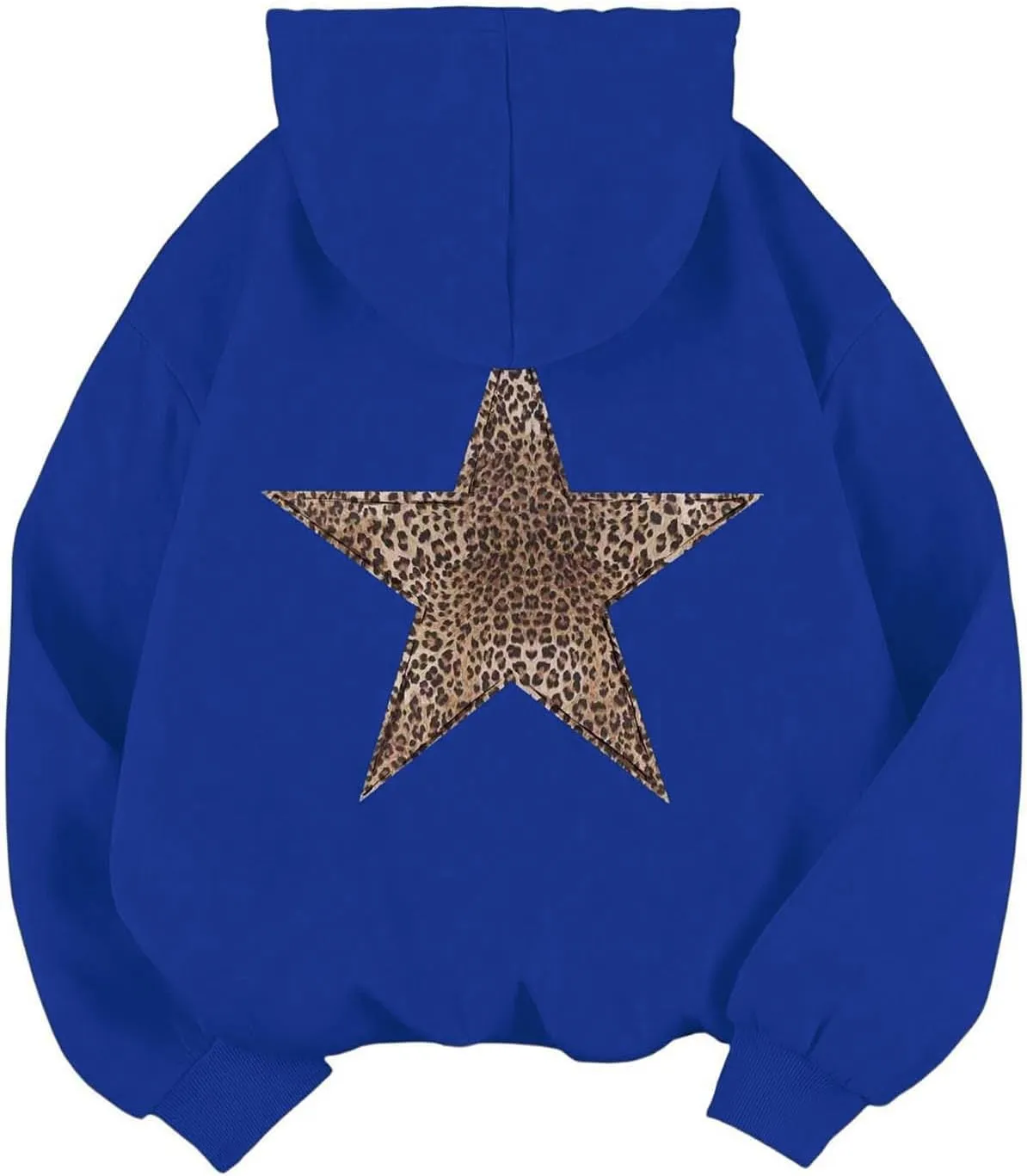 Oversized Hoodies for Women Graphic Leopard Graphic Sweatshirts Casual Y2K Long Sleeve Hooded Pullovers
