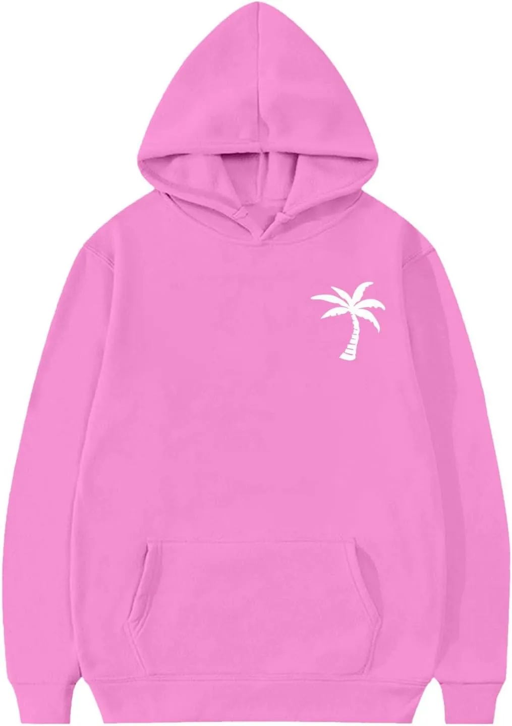 Pink Pom Puff Hoodies For Kids Meet Me At The Ocean Cute Preppy Sweatshirt Teen Girls Oversized Y2K Casual Pullover