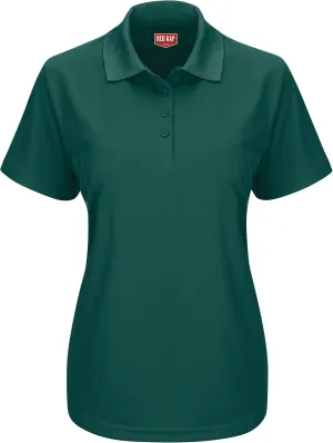 Red Kap Women's Short Sleeve Performance Knit Pocketless Core Polo