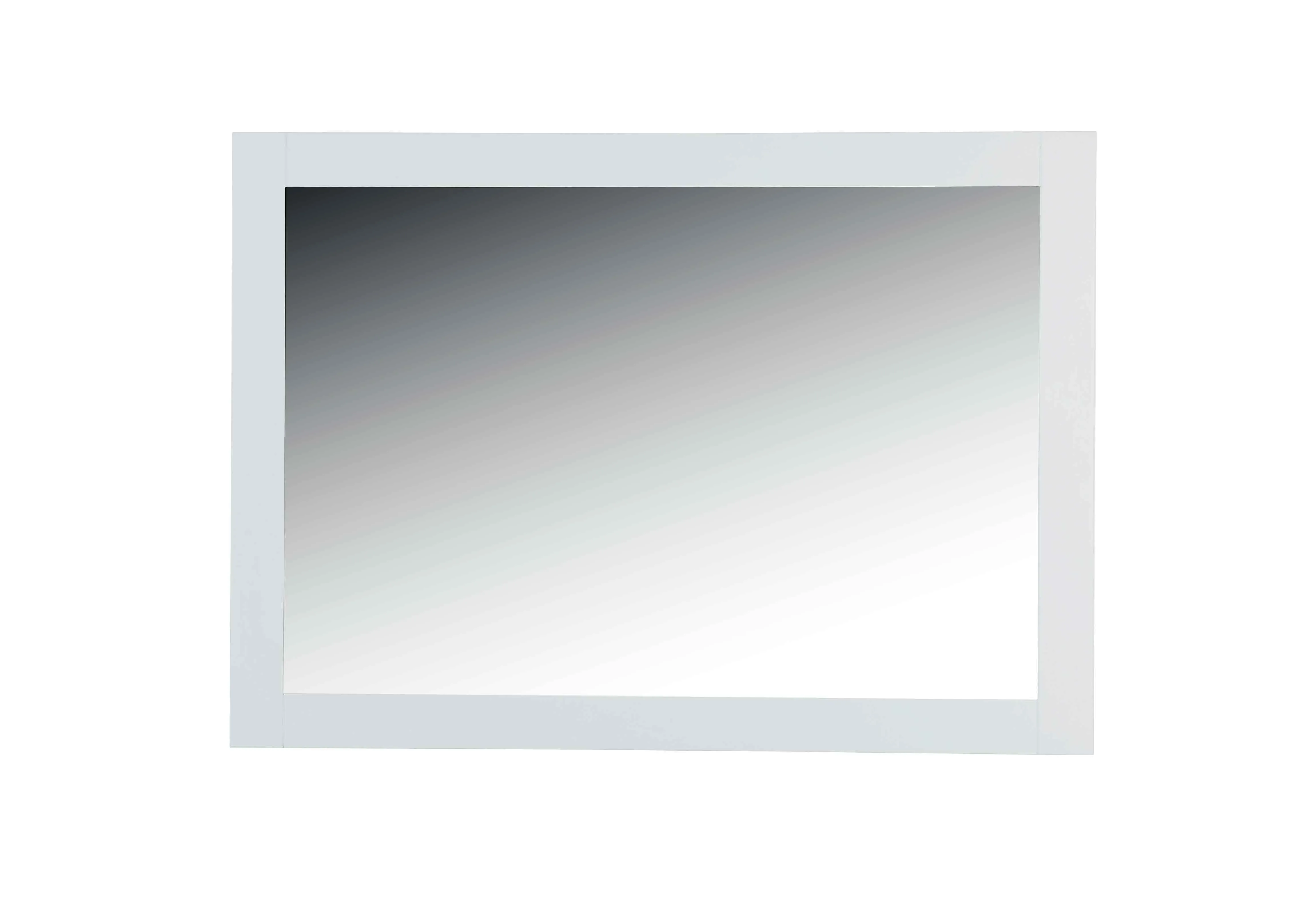 Rubeza 1120x800mm Luxury Framed Mirror - White