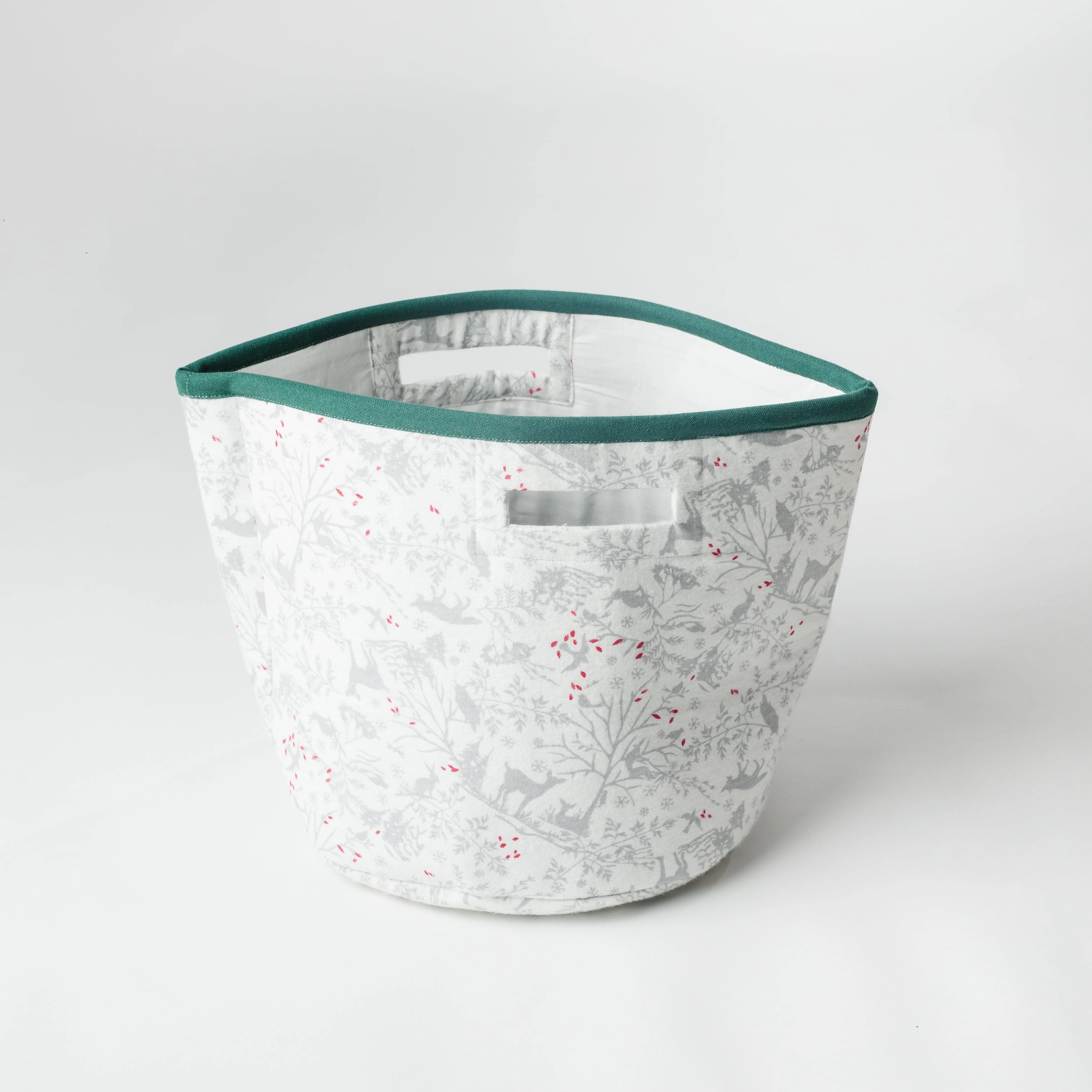 Rustic Reindeer Storage Basket