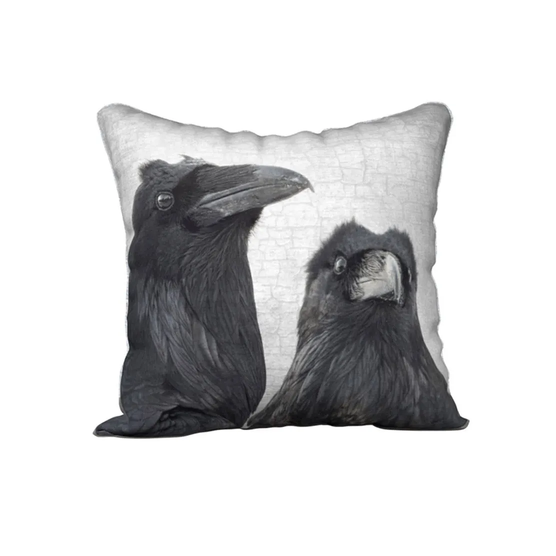 SCENES FROM A (RAVEN) MARRIAGE — Raven Cushion Cover — SALE