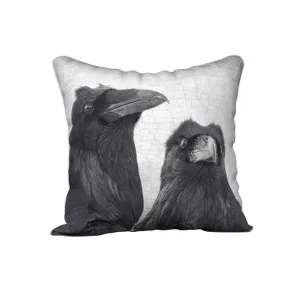 SCENES FROM A (RAVEN) MARRIAGE — Raven Cushion Cover — SALE