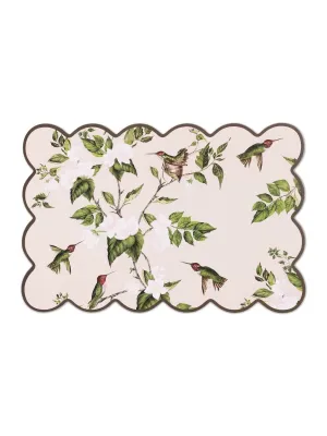 Tan Hummingbird Cork Backed Placemats (set of 4)