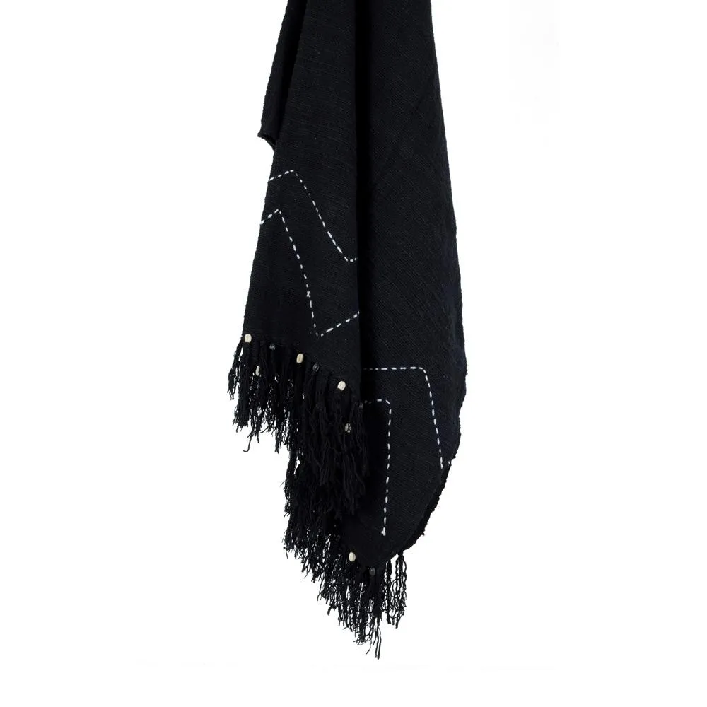Throw Black Amara Berber
