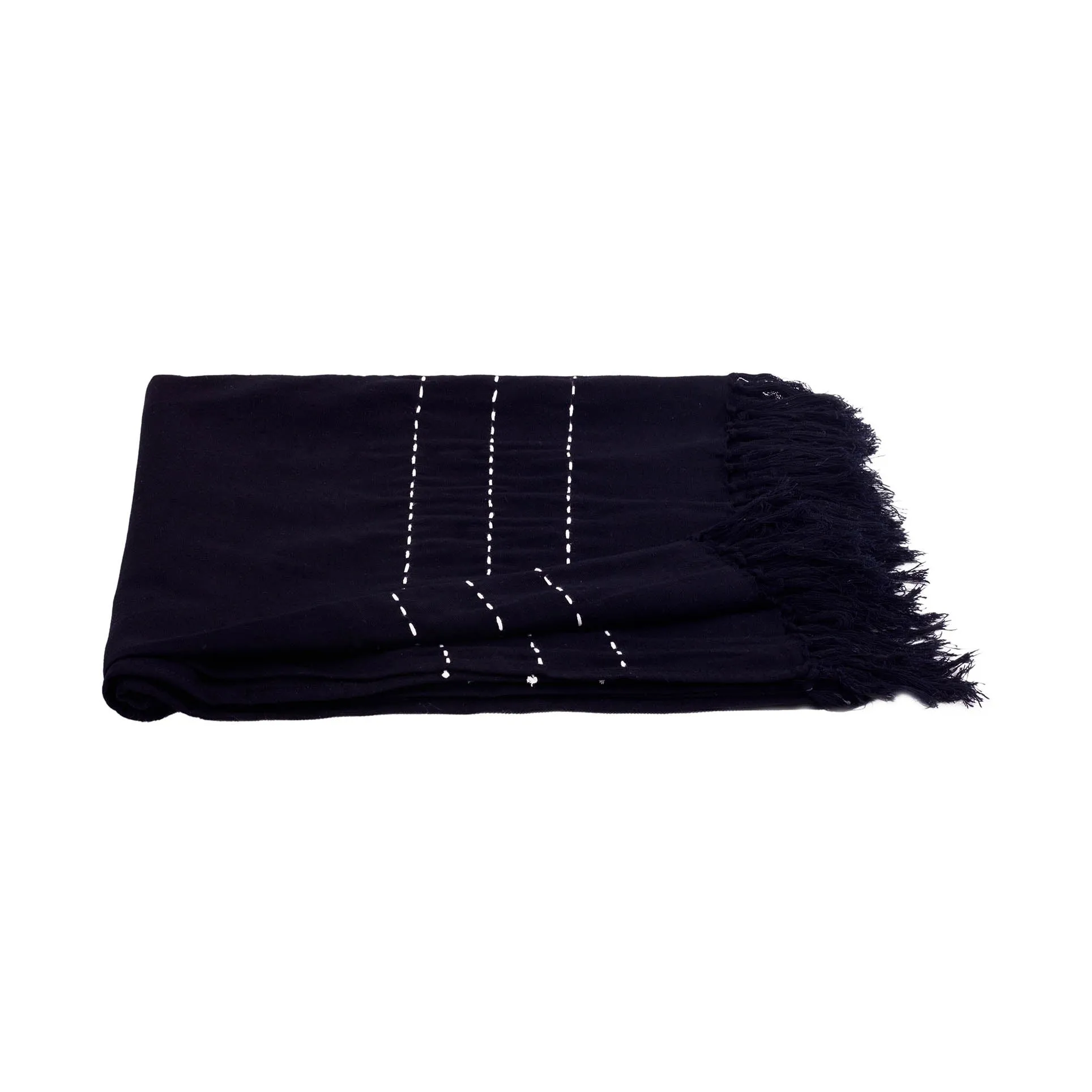 Throw Black Amirah Linen