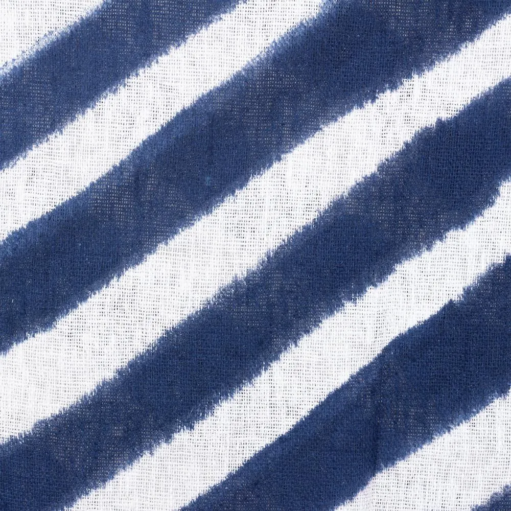 Throw Blue Navy Tara Shibori