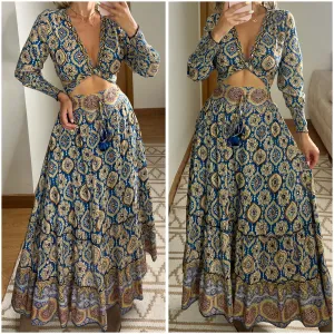 Two Pieces Bohemian dress