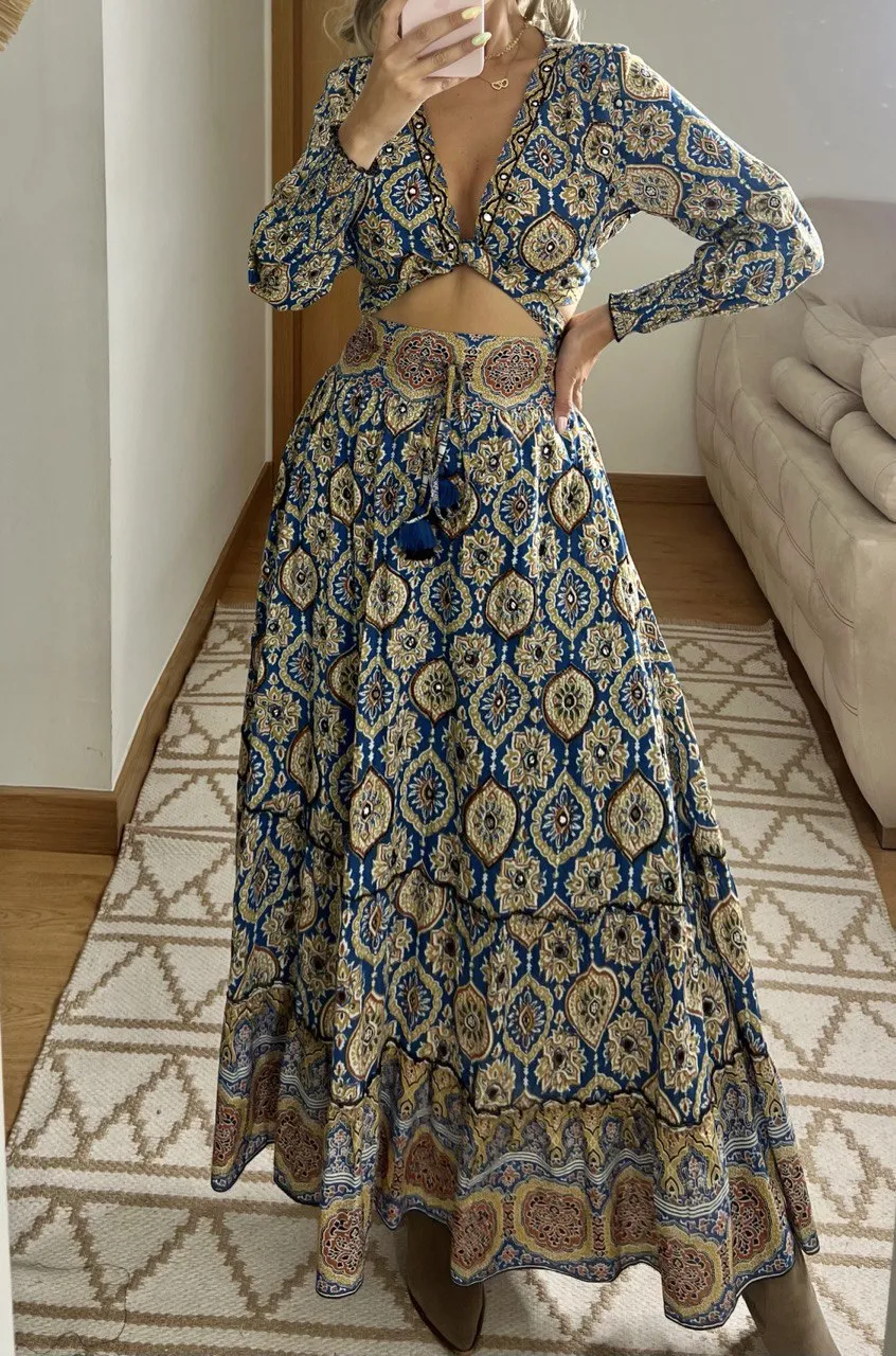 Two Pieces Bohemian dress