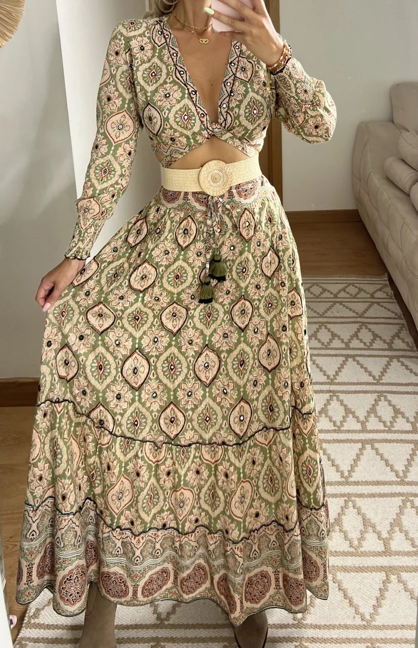 Two Pieces Bohemian dress