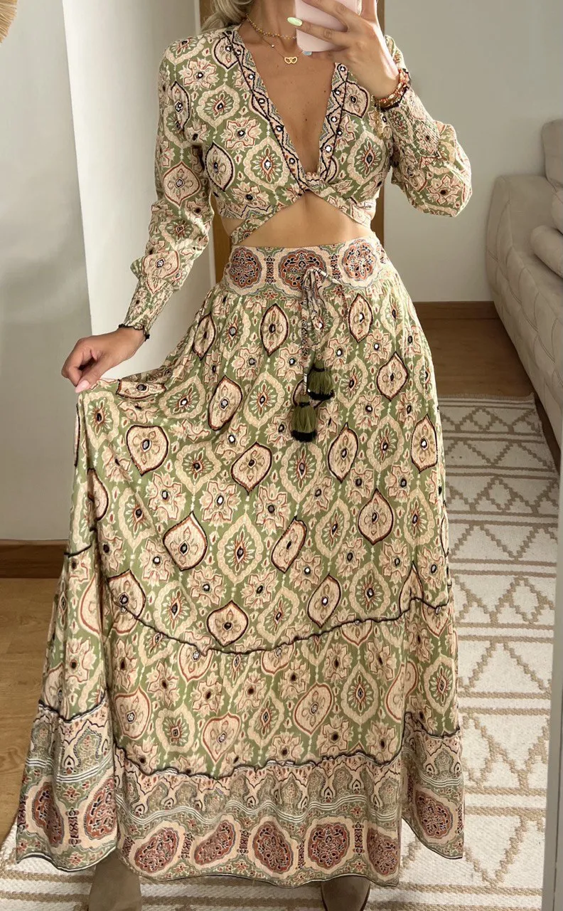 Two Pieces Bohemian dress