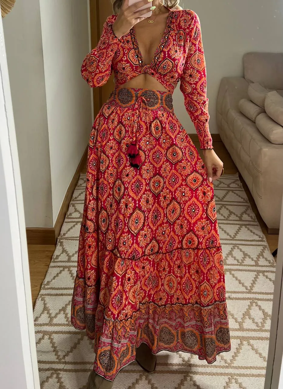 Two Pieces Bohemian dress