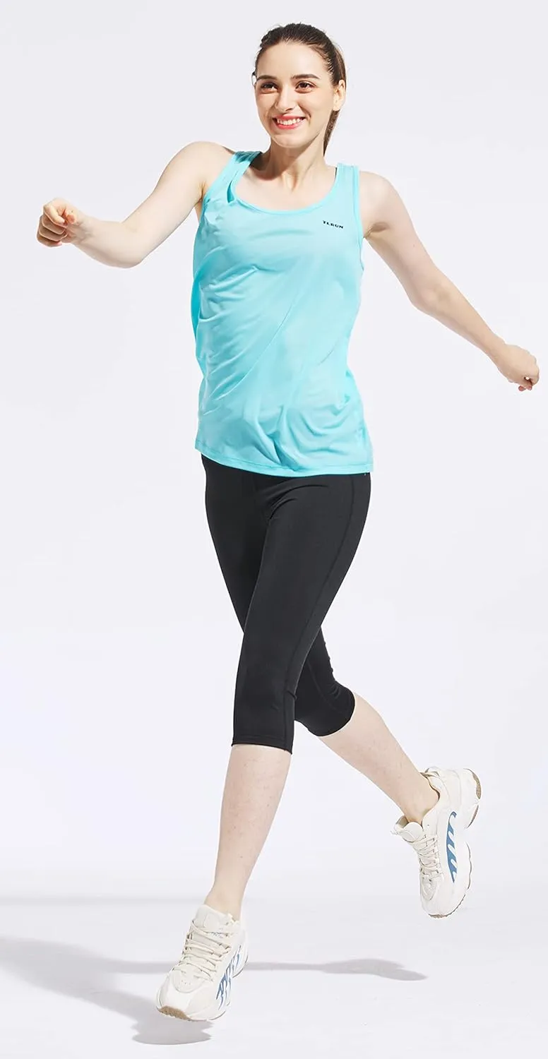 Ultralight Running Singlet Yoga Racerback Tank Top for Women Marathon Workout Tops Gym Exercise Sleeveless Shirt