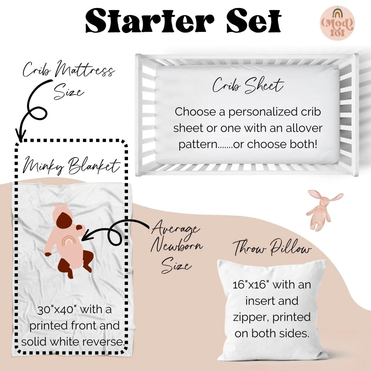 Under the Sea Nursery Starter Crib Bedding Set
